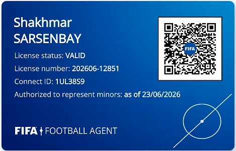 FIFA Football Agent: Shakhmar Sarsenbay